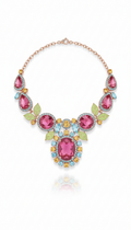 Rose Ruby statement necklace